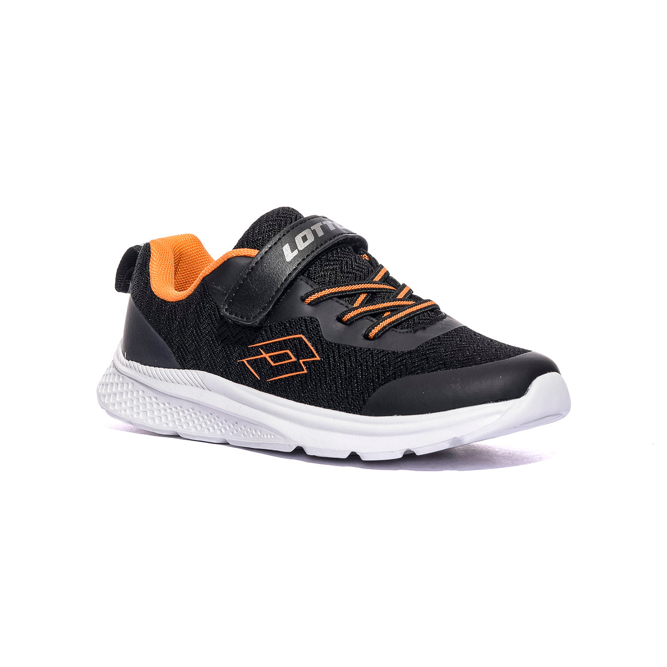 LOTTO 2230788MW All Black Orange Sneakers Bambino 