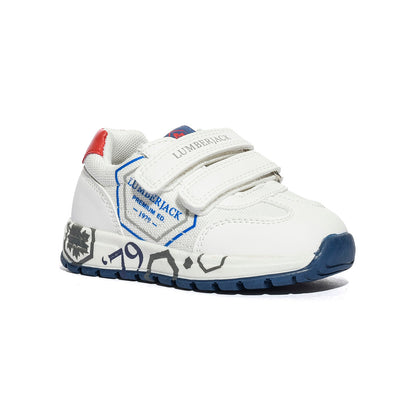LUMBERJACK 102268192 WHITE Sneakers Bambino 