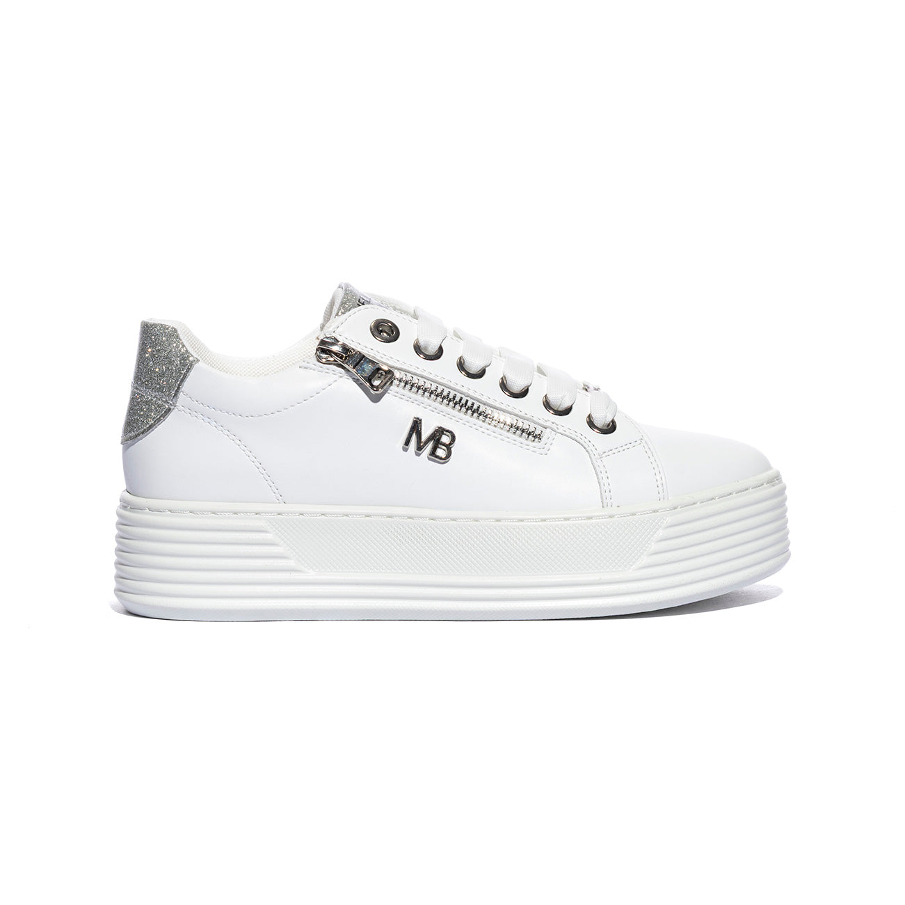 MARIELLA BURANI 52160 WHITE SILVERWHITE SILVER Sneakers Donna 
