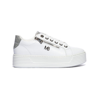 MARIELLA BURANI 52160 WHITE SILVERWHITE SILVER Sneakers Donna 