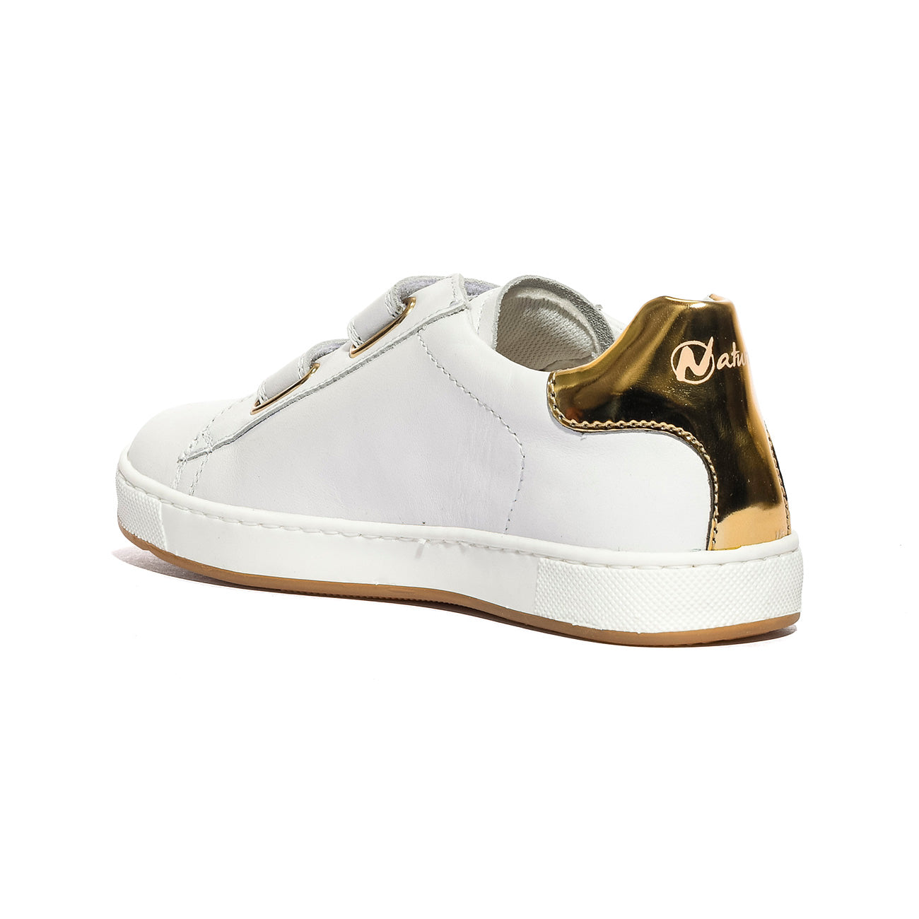 NATURINO 0012013355.02.1N03 WHITE PLATINUM Sneakers Bambina 