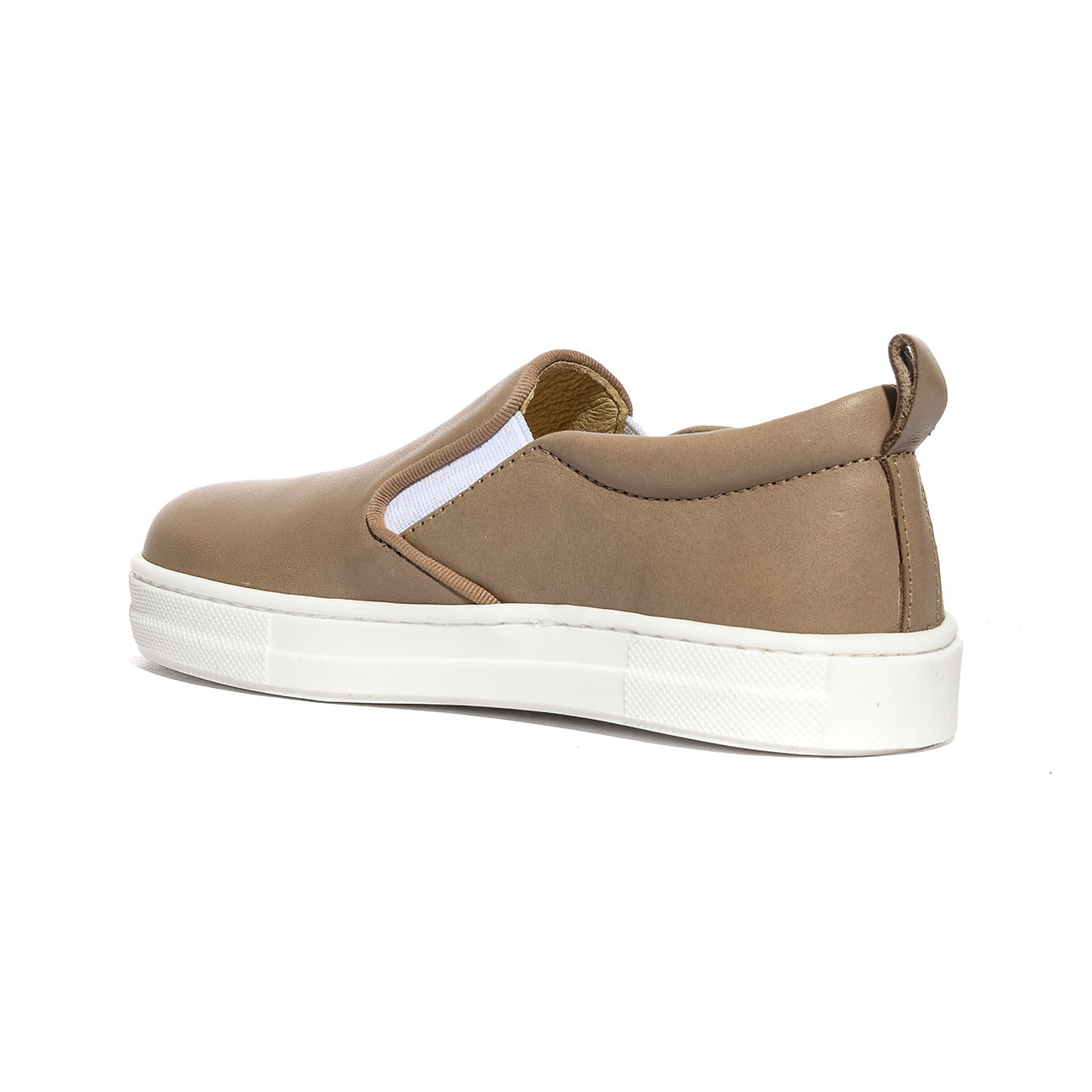 NATURINO 0012013760.74.2D54 TAUPE.WHITE Slip-on Bambino 