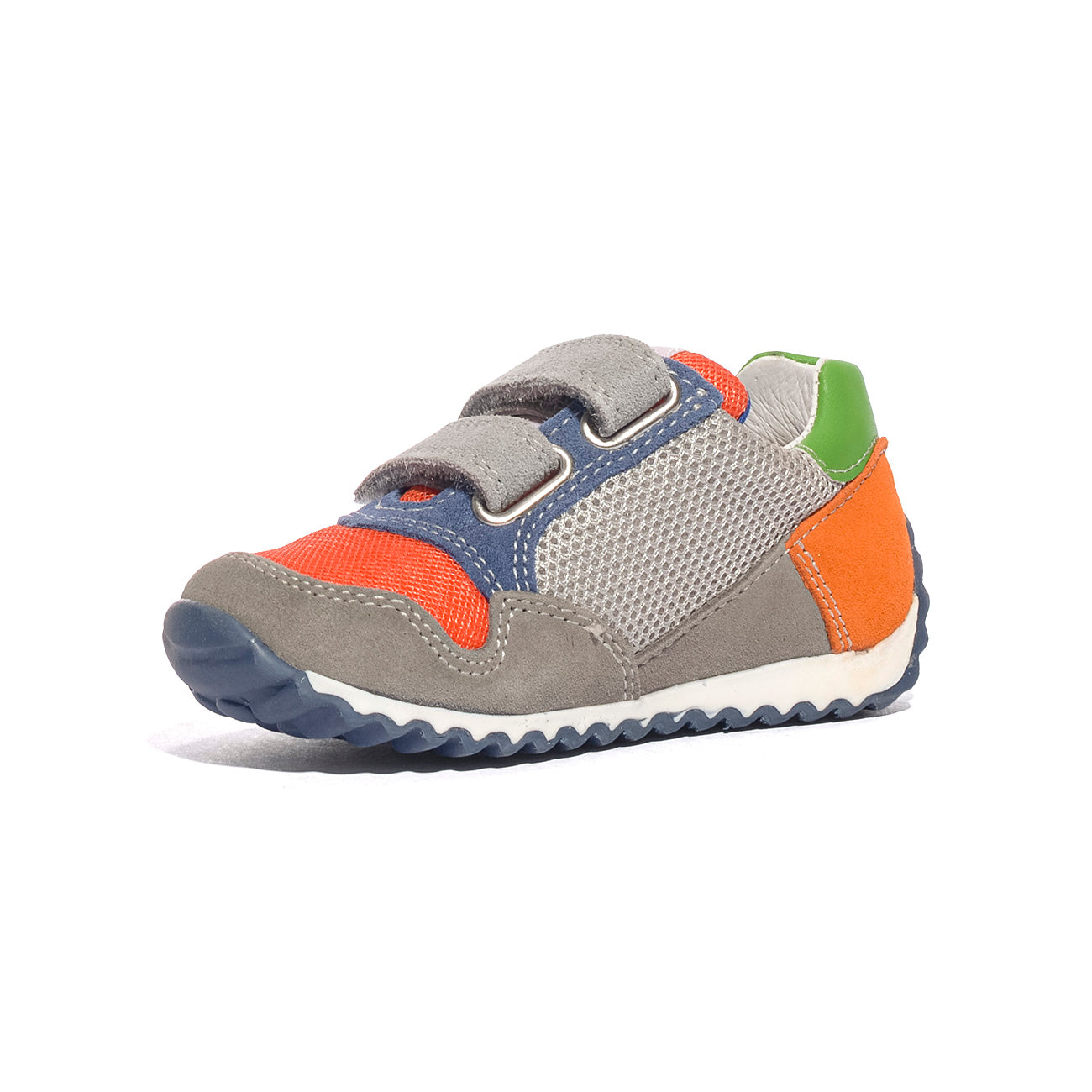 NATURINO 0012016558.01.2B45 DARK GREY.GREY.ORANGE Sneakers Bambino 