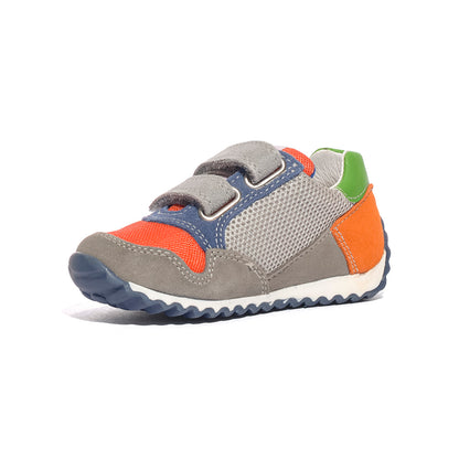 NATURINO 0012016558.01.2B45 DARK GREY.GREY.ORANGE Sneakers Bambino 