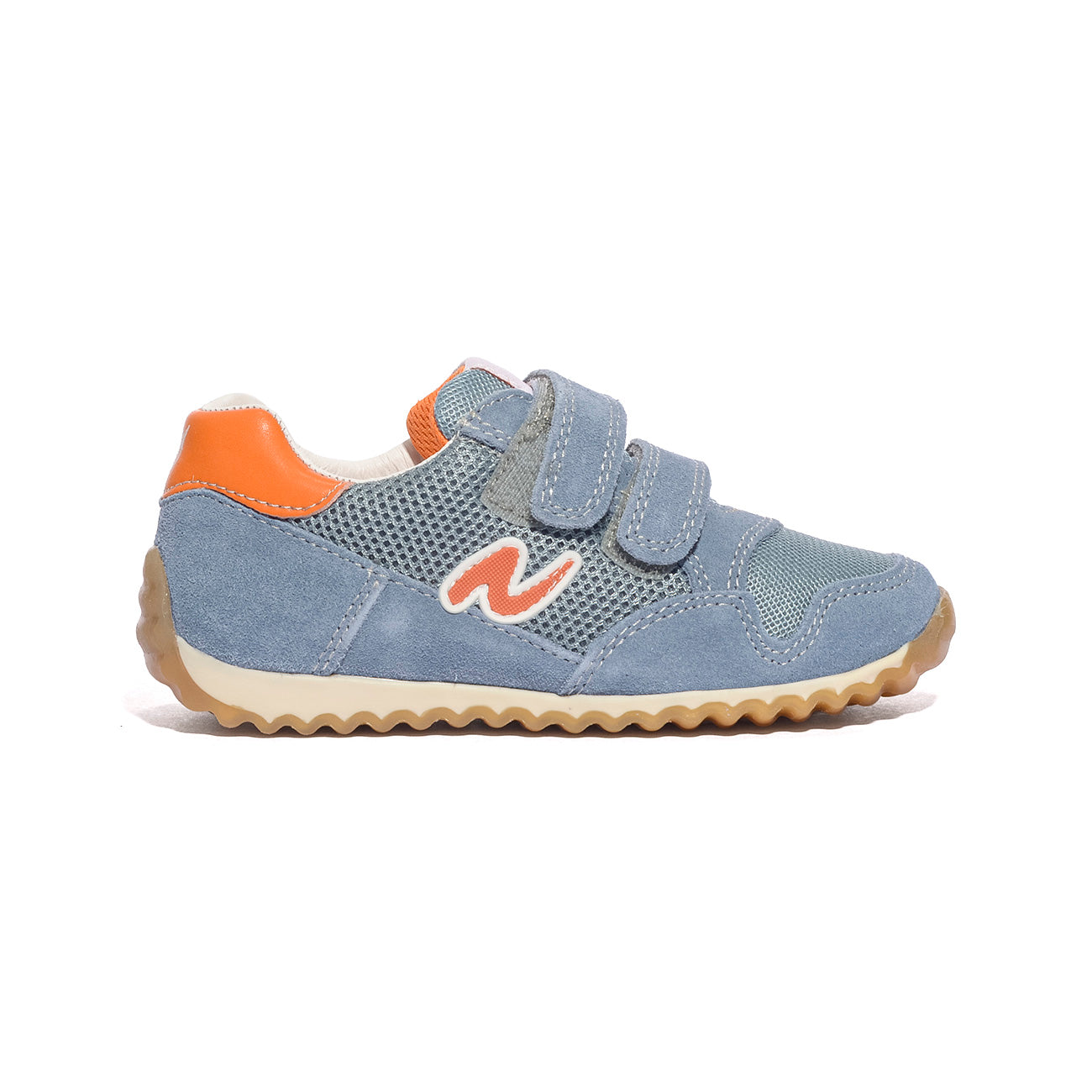 NATURINO 0012016558.01.2C26 CELESTE.ORANGE Sneakers Bambino 
