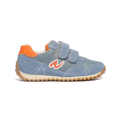 NATURINO 0012016558.01.2C26 CELESTE.ORANGE Sneakers Bambino 