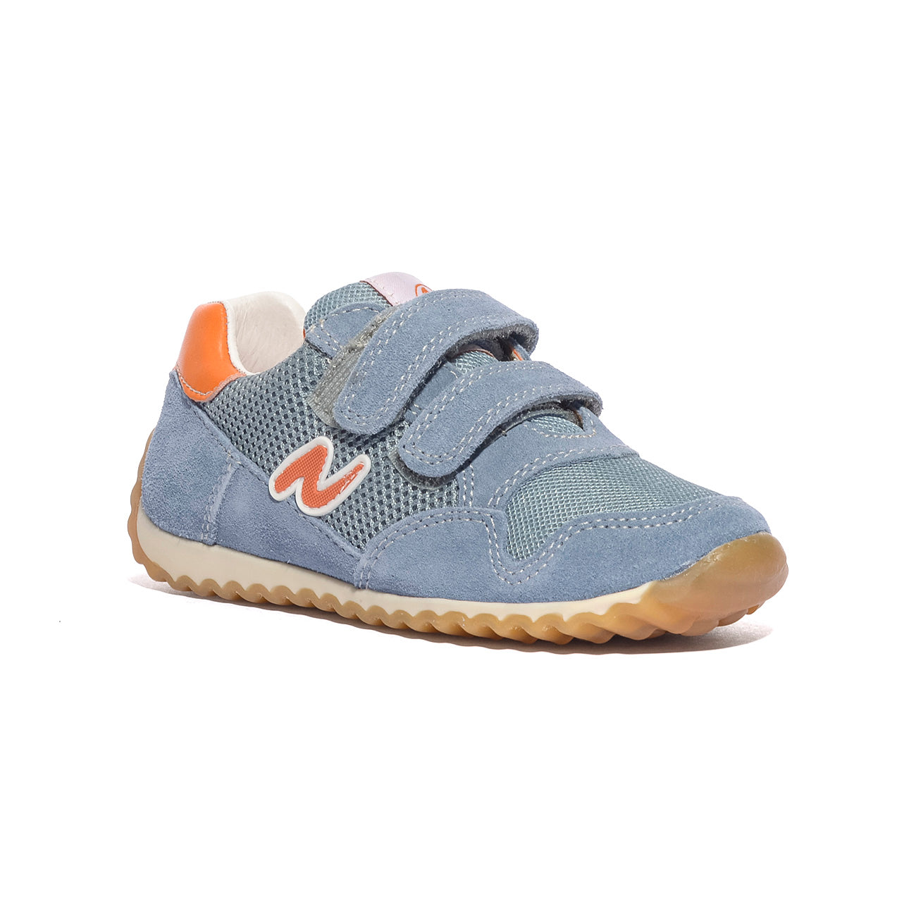 NATURINO 0012016558.01.2C26 CELESTE.ORANGE Sneakers Bambino 