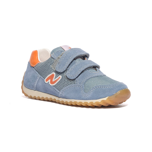 NATURINO 0012016558.01.2C26 CELESTE.ORANGE Sneakers Bambino 