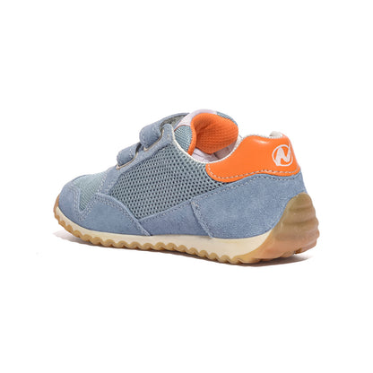 NATURINO 0012016558.01.2C26 CELESTE.ORANGE Sneakers Bambino 