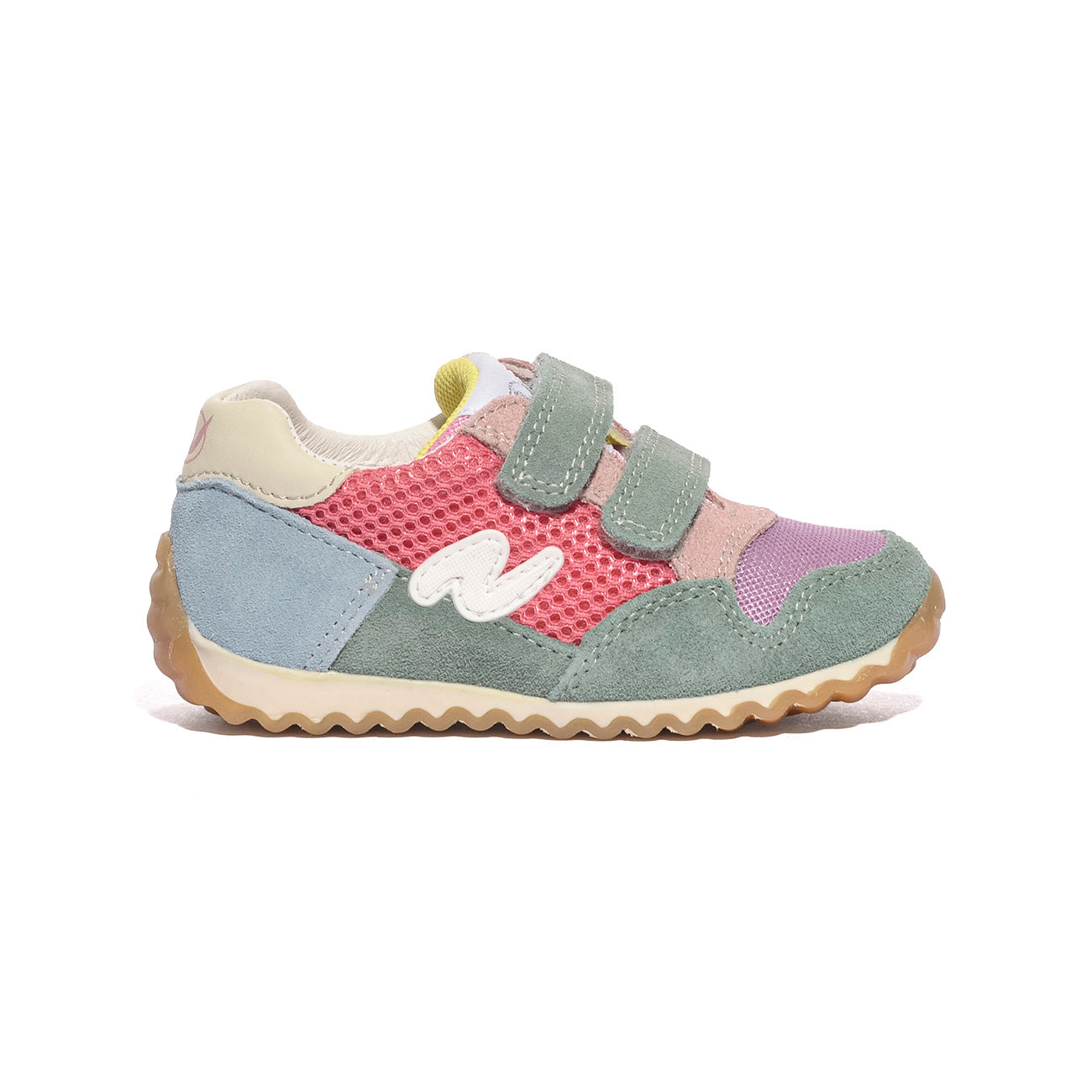 NATURINO 0012016558.01.3F37 SAGE.CANDY.LILAC Sneakers Bambina 