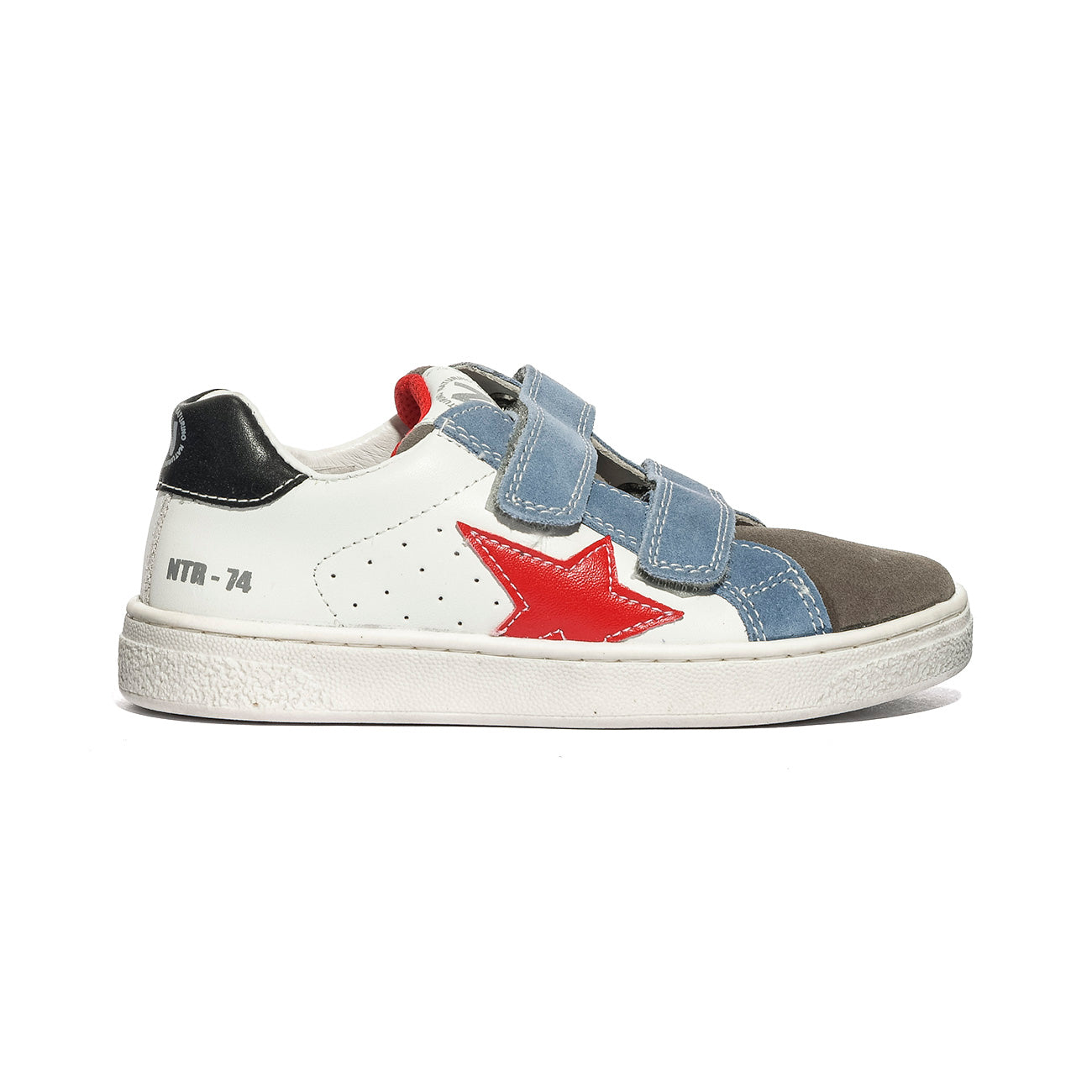 NATURINO 0012017499.04.1B58 GREY.WHITE.CELESTE Sneakers Bambino 