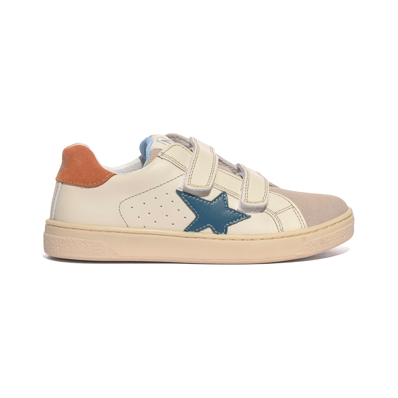 NATURINO 0012017499.05.2E07 WHITE.PAGLIA.CELESTE Sneakers Bambino 