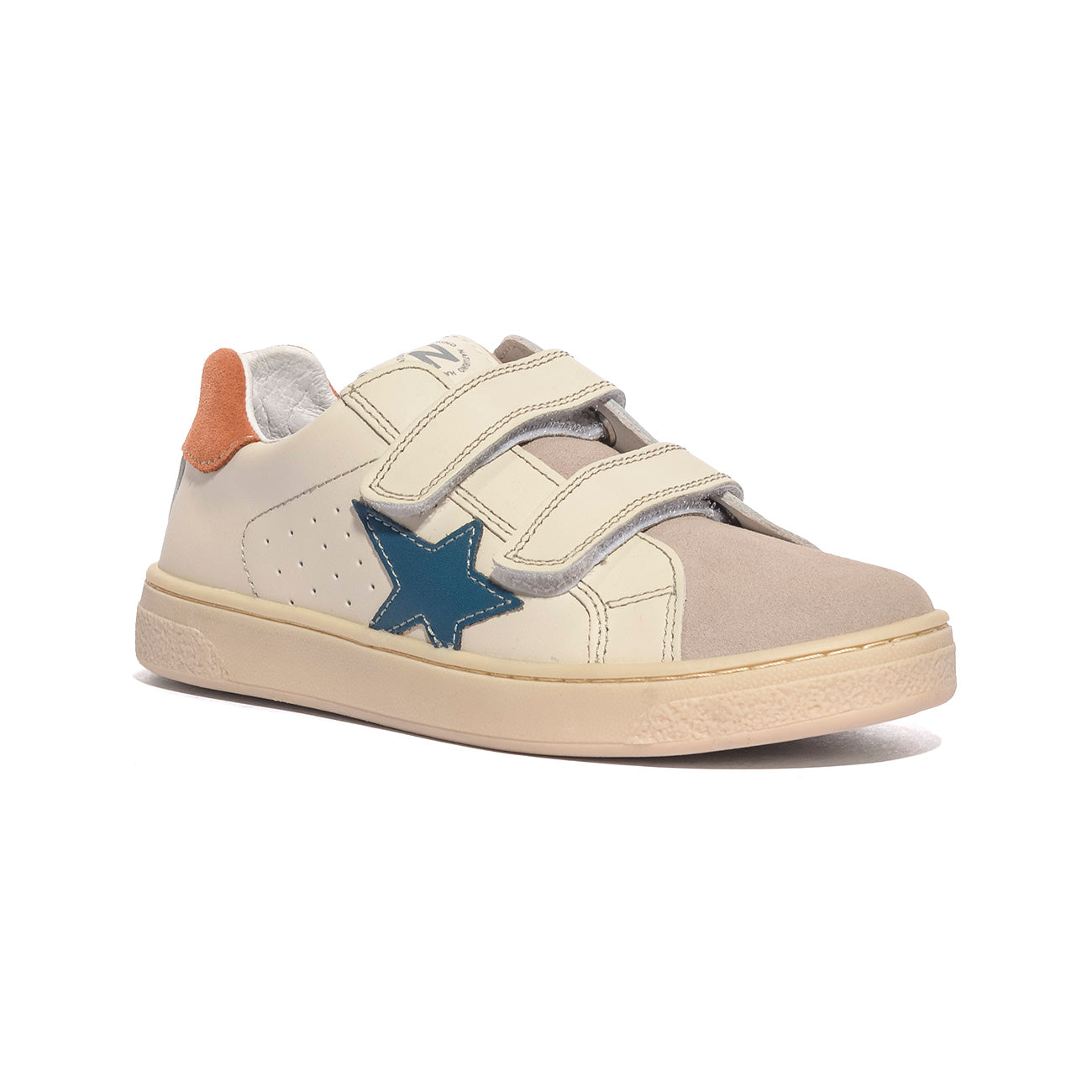 NATURINO 0012017499.05.2E07 WHITE.PAGLIA.CELESTE Sneakers Bambino 