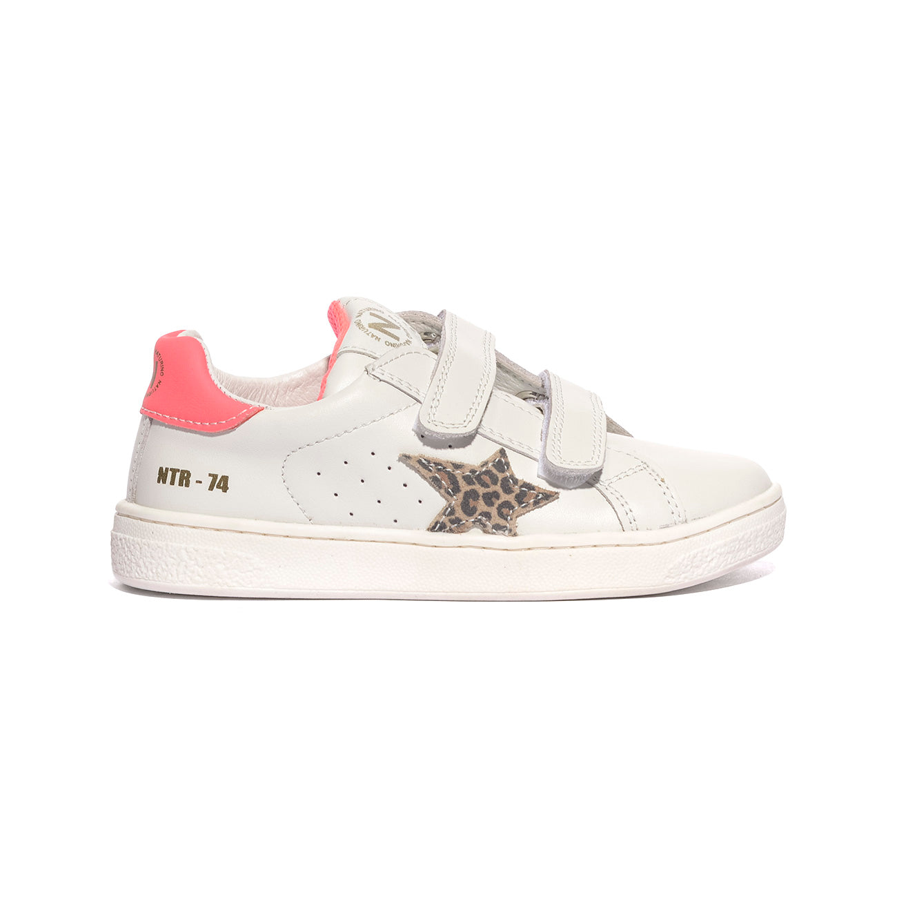 NATURINO 0012017499.09.1N08 WHITE.PINK Sneakers Bambina 