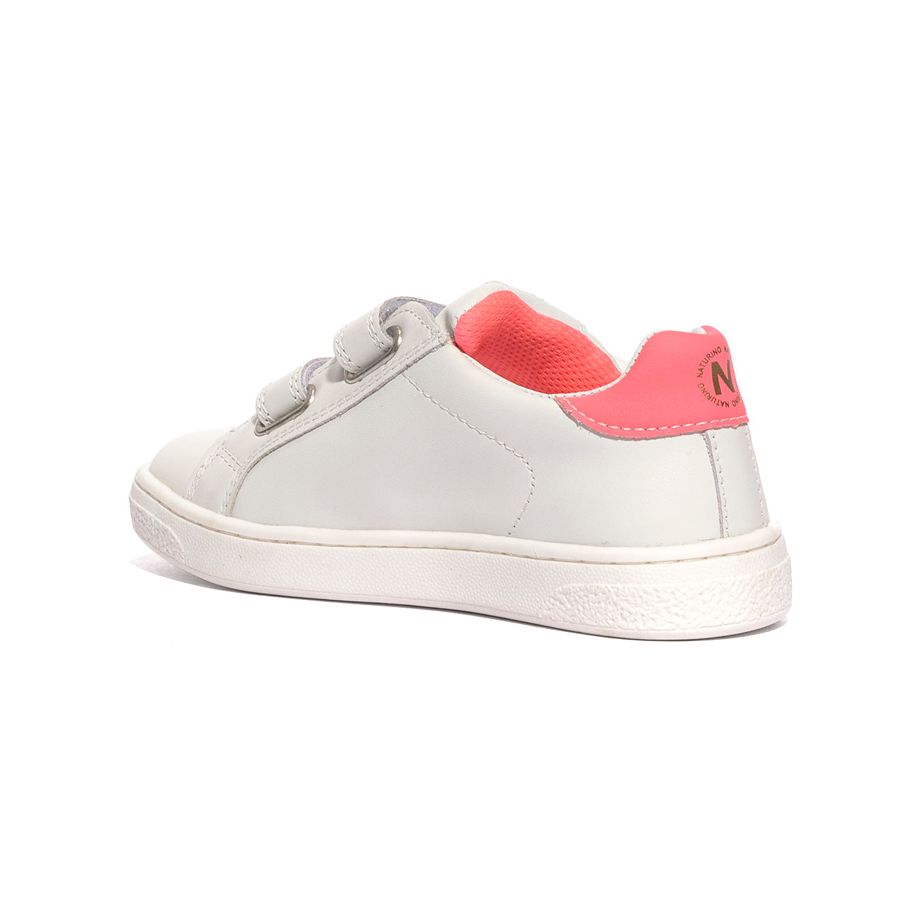 NATURINO 0012017499.09.1N08 WHITE.PINK Sneakers Bambina 