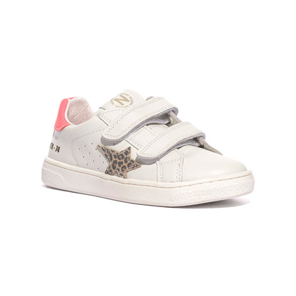 NATURINO 0012017499.09.1N08 WHITE.PINK Sneakers Bambina 