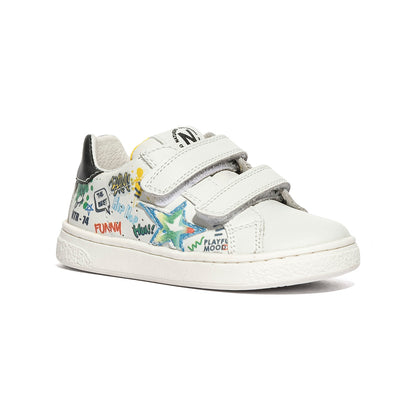 NATURINO 0012017499.15.1N37 WHITE.BLACK.MULTI Sneakers Bambino 