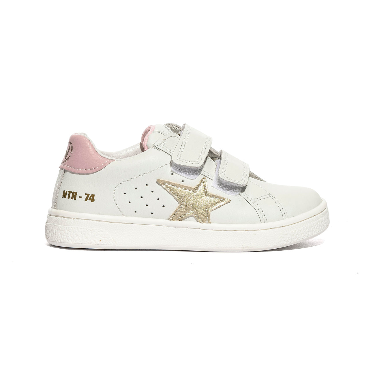 NATURINO 0012017499.34.1N71 WHITE.PLATINUM.SILVER Sneakers Bambina 
