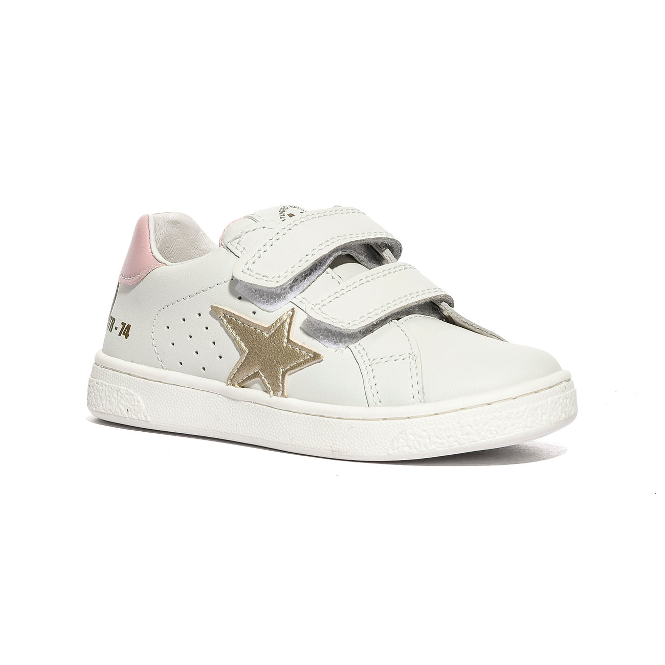 NATURINO 0012017499.34.1N71 WHITE.PLATINUM.SILVER Sneakers Bambina 