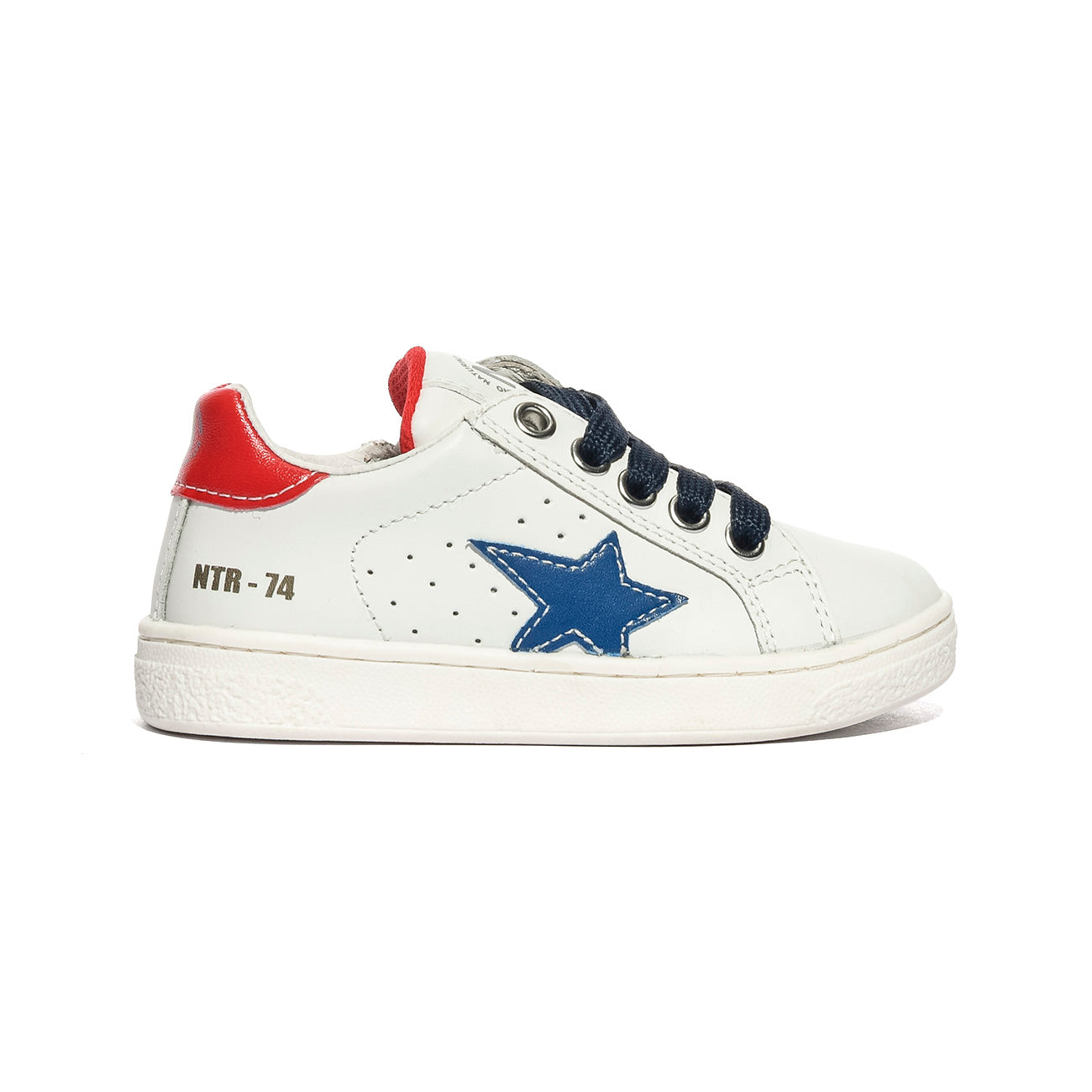 NATURINO 0012017502.09.1N96 WHITE.AZURE.RED Sneakers Bambino 