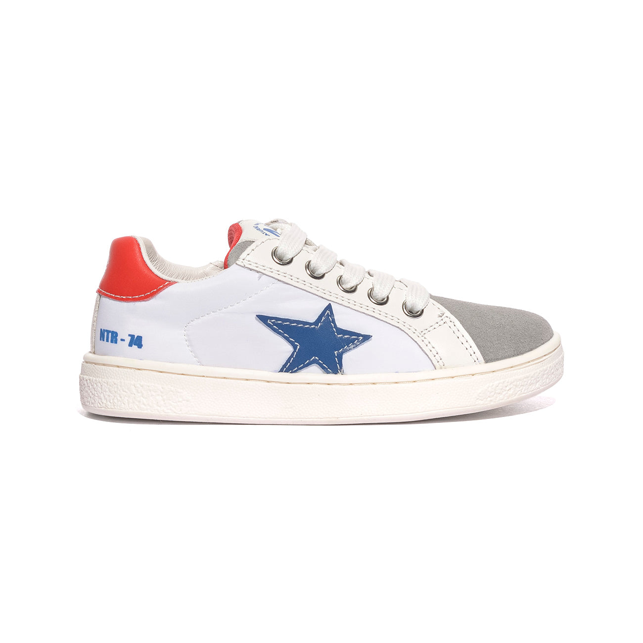 NATURINO 0012017502.14.1B86 GREY.WHITE.RED Sneakers Bambino 