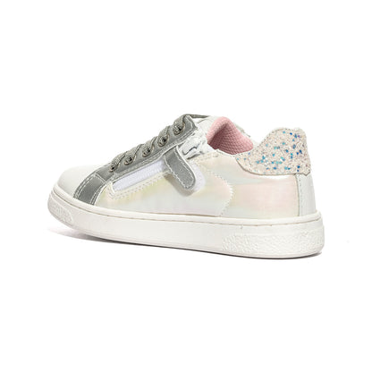 NATURINO 0012017502.16.1N81 IRIDESCENT WHITE.PINK Sneakers Bambina 