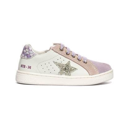NATURINO 0012017502.38.1I29 LILAC.WHITE Sneakers Bambina 