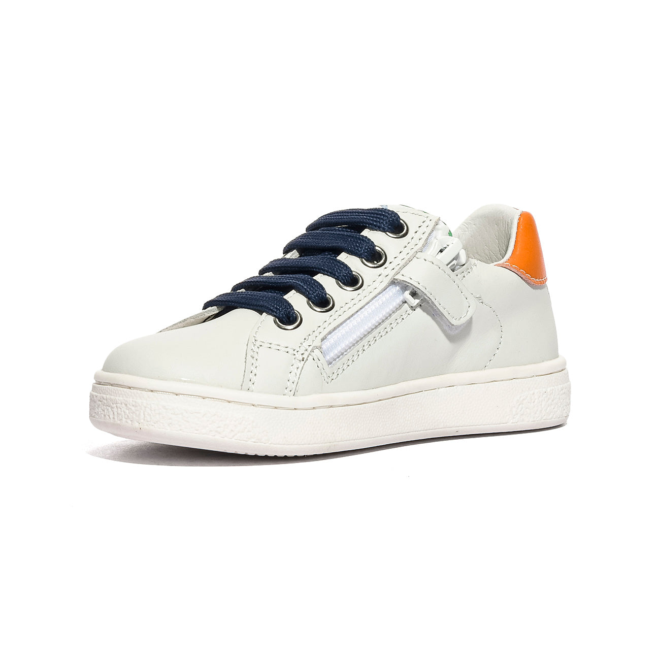 NATURINO 0012017502.42.2N93 WHITE.GREEN.ORANGE Sneakers Bambino 