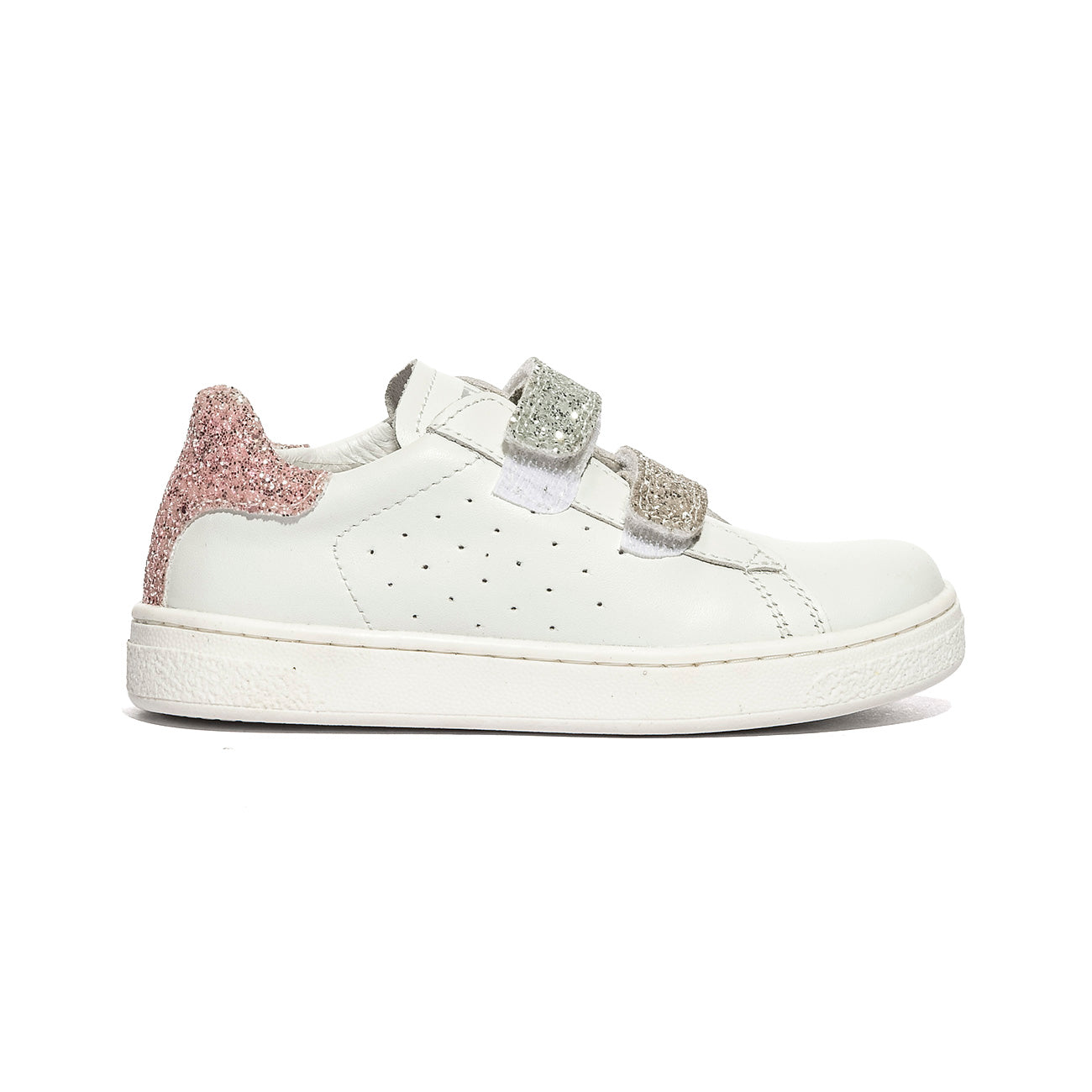 NATURINO 0012017507.07.1N17 WHITE.SAGE.ROSE Sneakers Bambina 