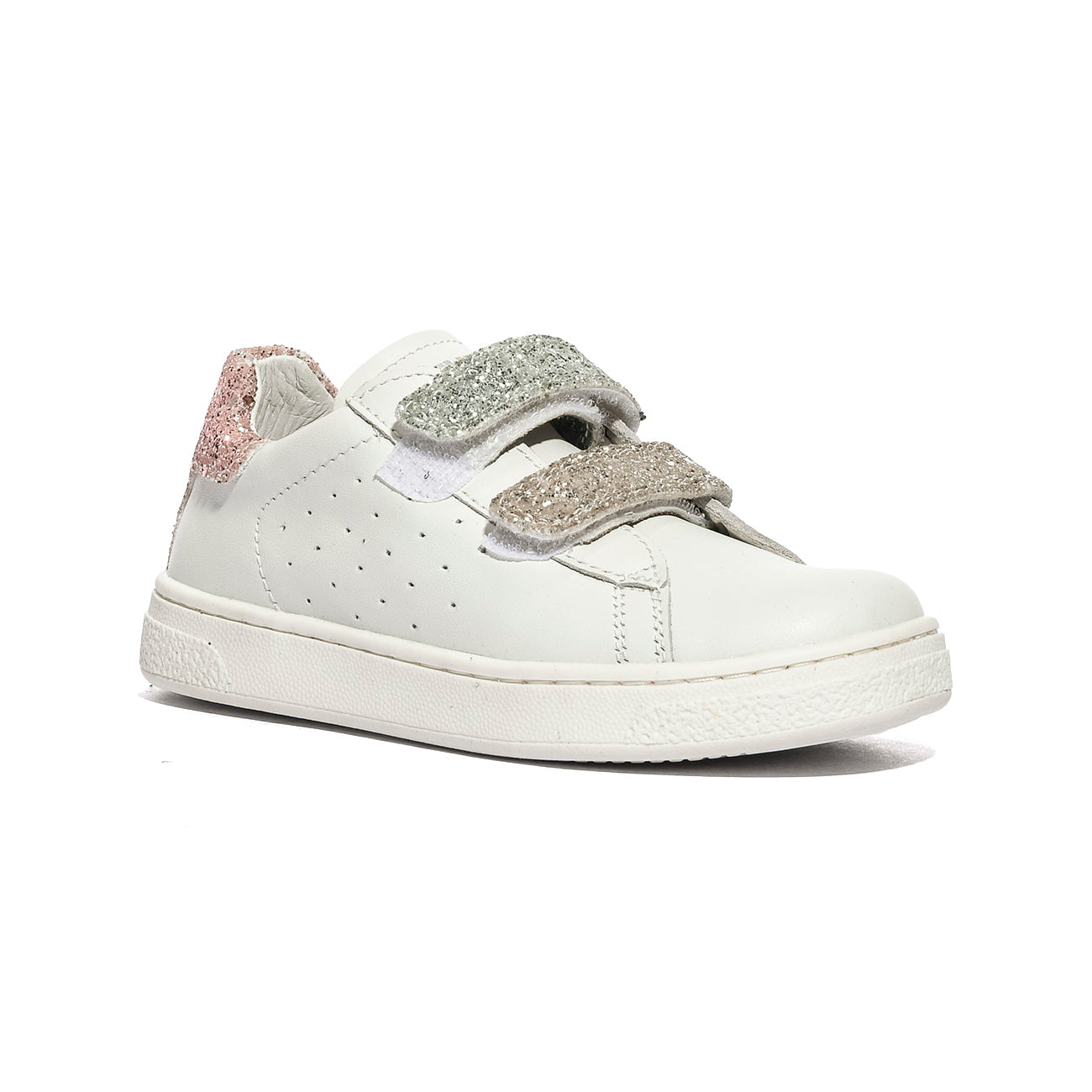 NATURINO 0012017507.07.1N17 WHITE.SAGE.ROSE Sneakers Bambina 