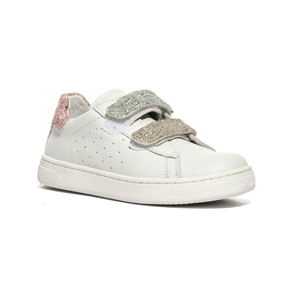NATURINO 0012017507.07.1N17 WHITE.SAGE.ROSE Sneakers Bambina 