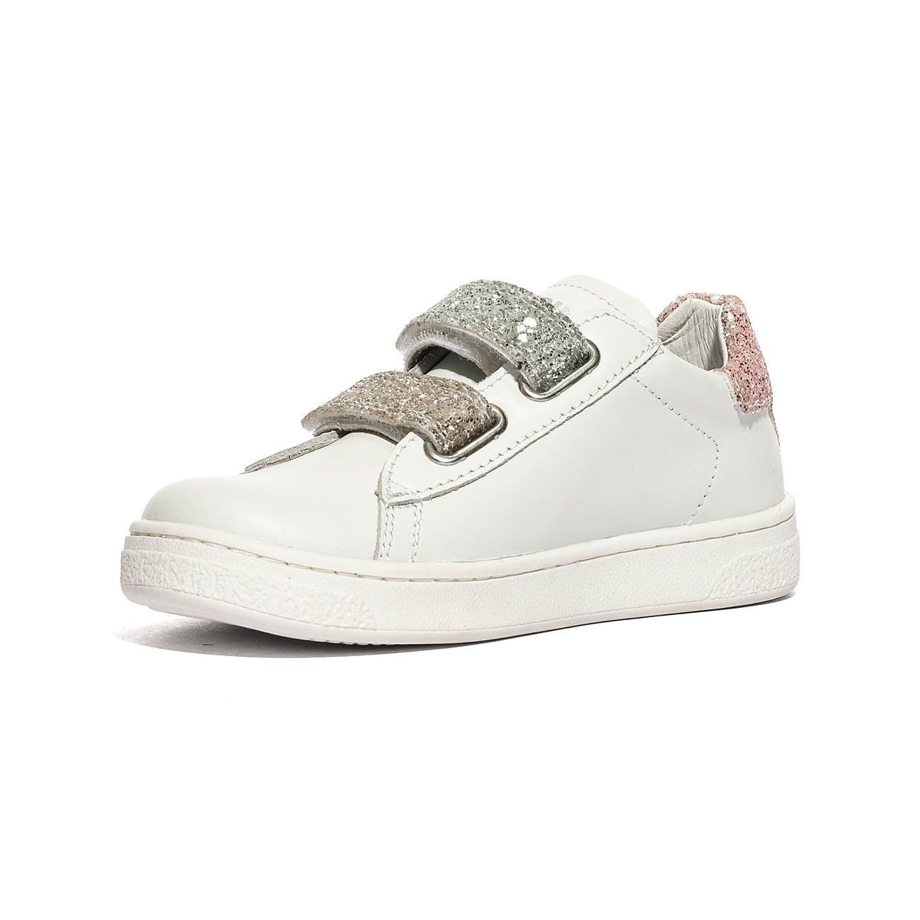 NATURINO 0012017507.07.1N17 WHITE.SAGE.ROSE Sneakers Bambina 
