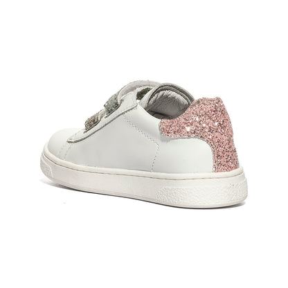 NATURINO 0012017507.07.1N17 WHITE.SAGE.ROSE Sneakers Bambina 