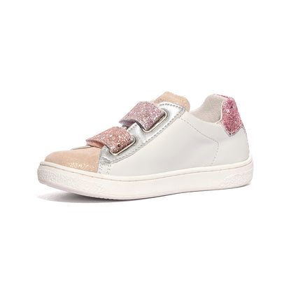 NATURINO 0012017507.16.2N53 WHITE.PINK Sneakers Bambina 