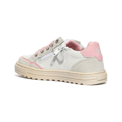 NATURINO 0012017514.01.1N04 WHITE.PINK Sneakers Bambina 