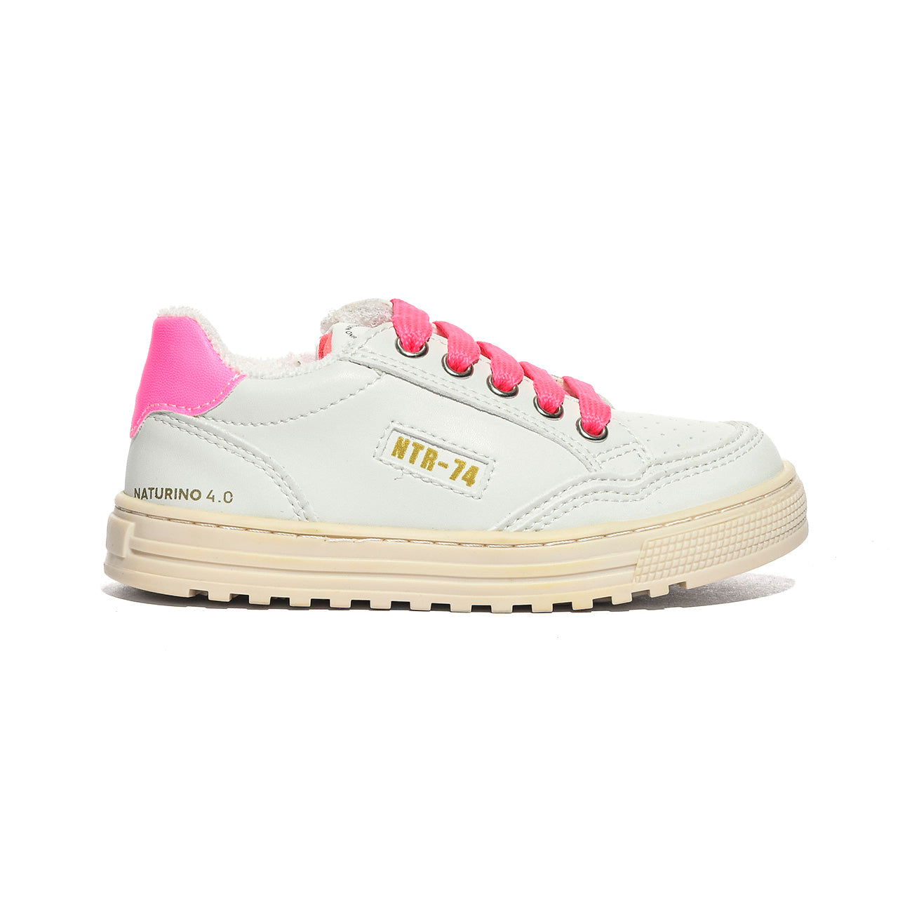 NATURINO 0012017516.01.1N19 WHITE CANDY Sneakers Bambina 
