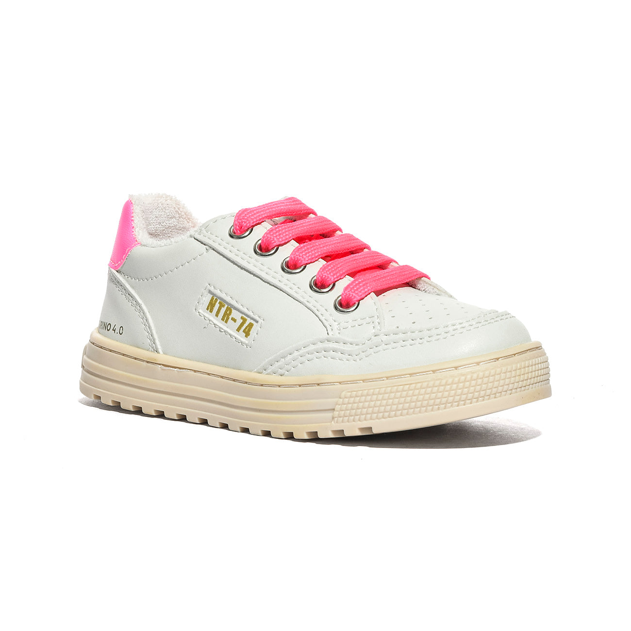 NATURINO 0012017516.01.1N19 WHITE CANDY Sneakers Bambina 