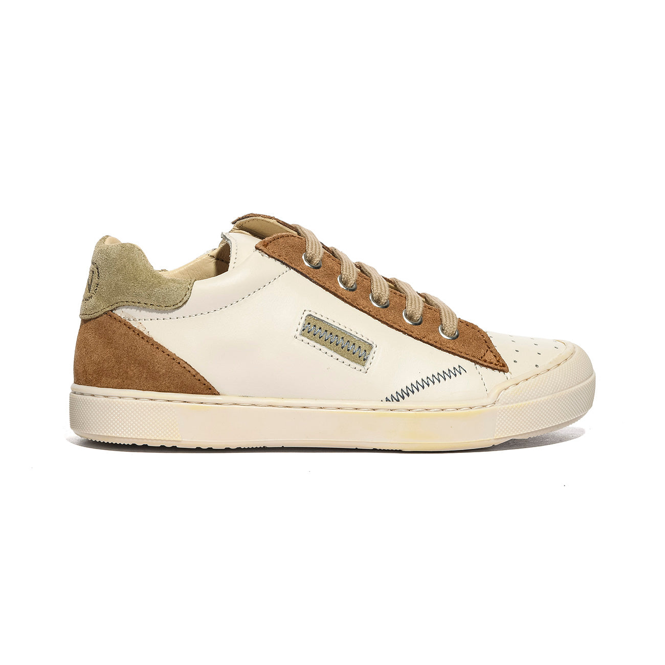 NATURINO 0012017740.01.2N10 MILK.BROWN. GREEN Sneakers Bambino 