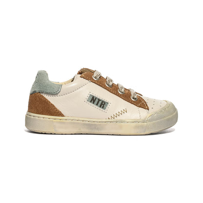 NATURINO 0012017740.07.2N80 MILK.BROWN.SAGE Sneakers Bambino 