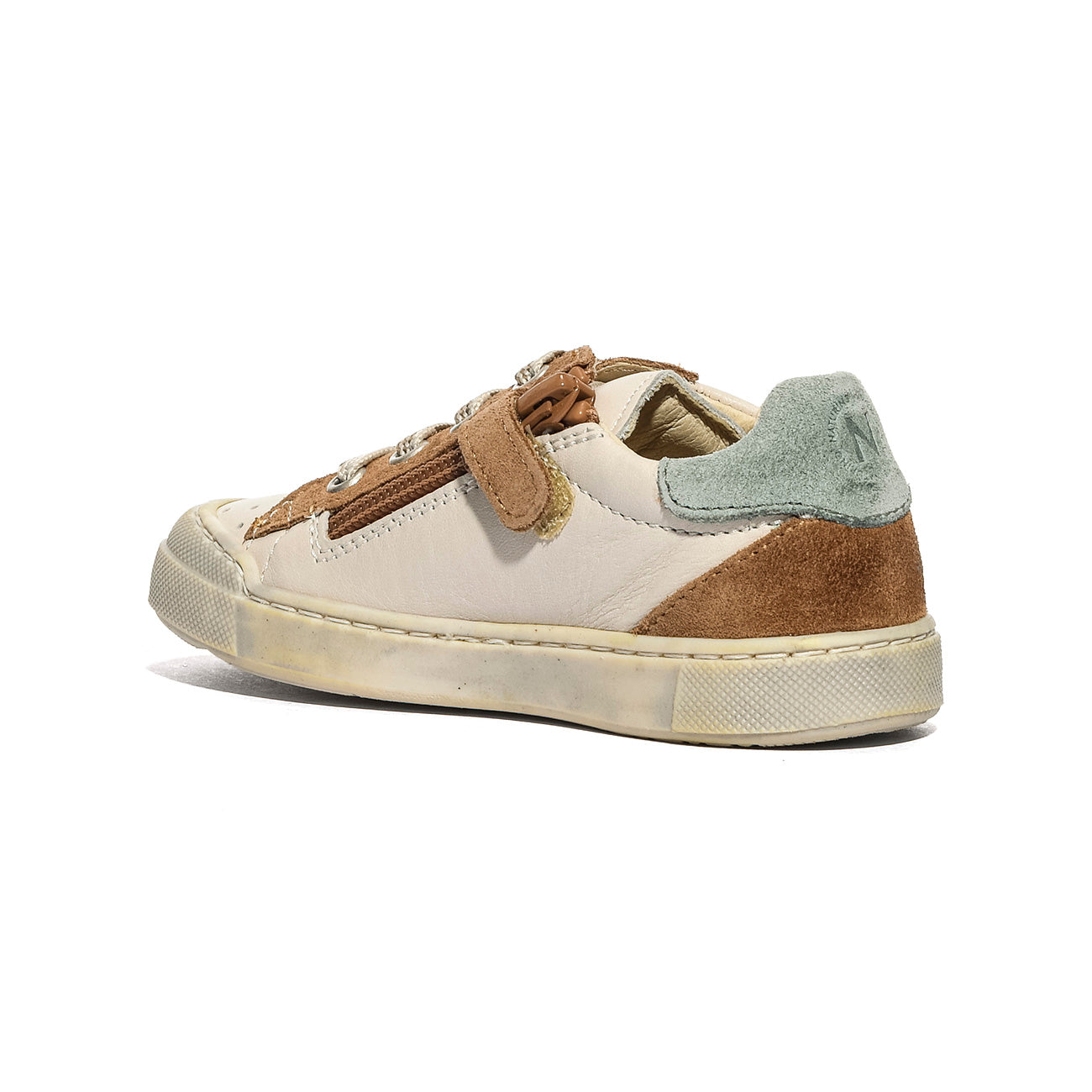 NATURINO 0012017740.07.2N80 MILK.BROWN.SAGE Sneakers Bambino 