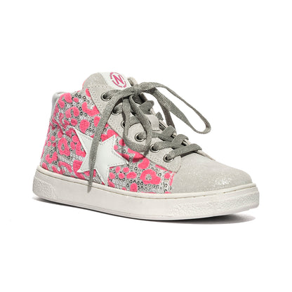 NATURINO 0012017858.20.1Q31 LEO SILVER.FUCHSIA Sneakers Bambina 