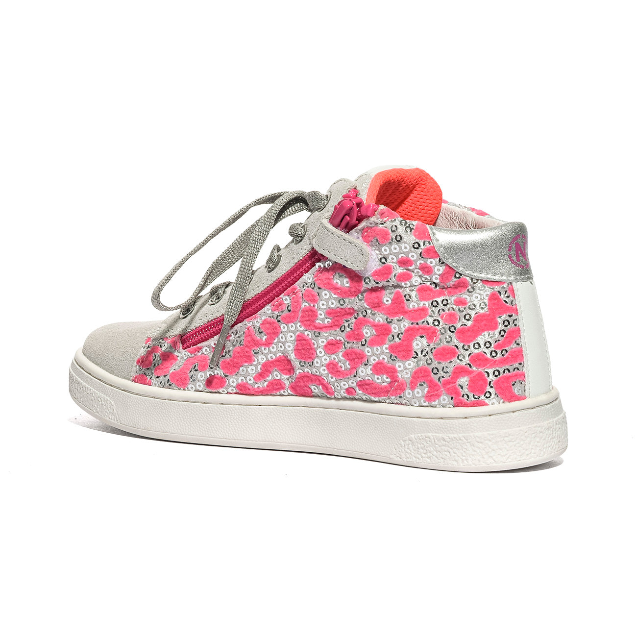 NATURINO 0012017858.20.1Q31 LEO SILVER.FUCHSIA Sneakers Bambina 