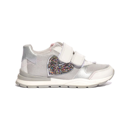 NATURINO 0012017869.13.1N02 WHITE.SILVER.MULTI Sneakers Bambina 
