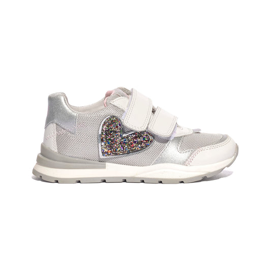 NATURINO 0012017869.13.1N02 WHITE.SILVER.MULTI Sneakers Bambina 