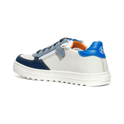 NATURINO 0012018240.01.1C77 GREEN.WHITE.ORANGE Sneakers Bambino 