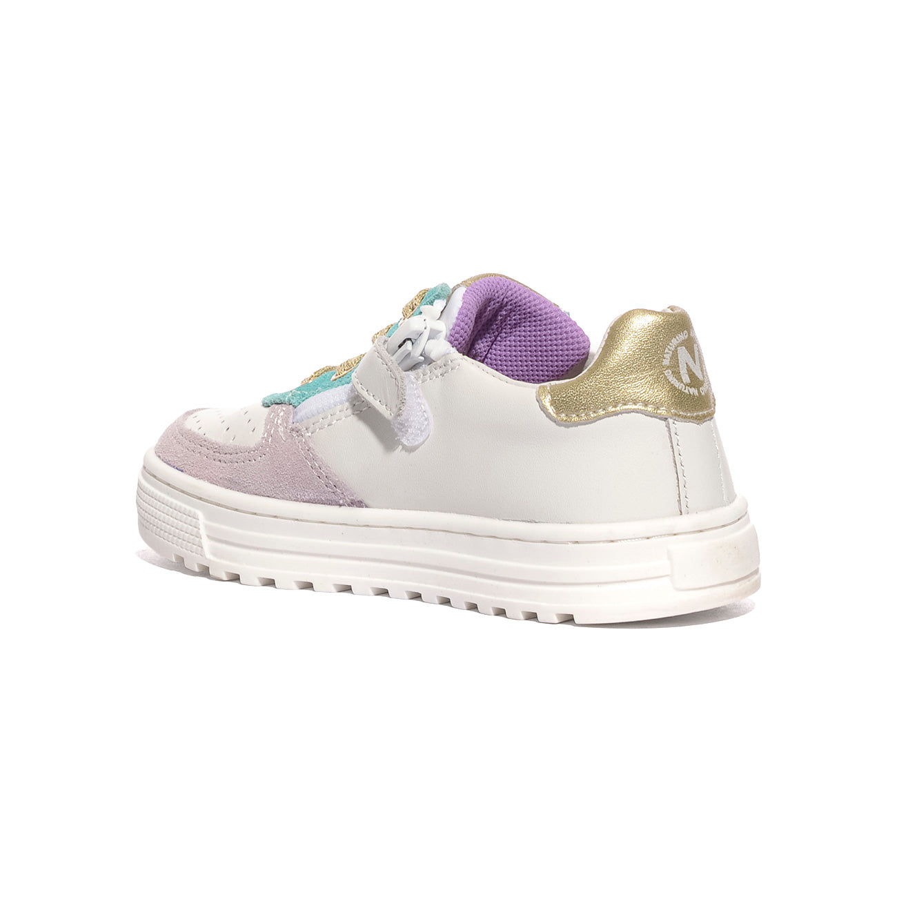 NATURINO 0012018240.01.1I41 LILAC.WHITE.PLATINUM Sneakers Bambina 