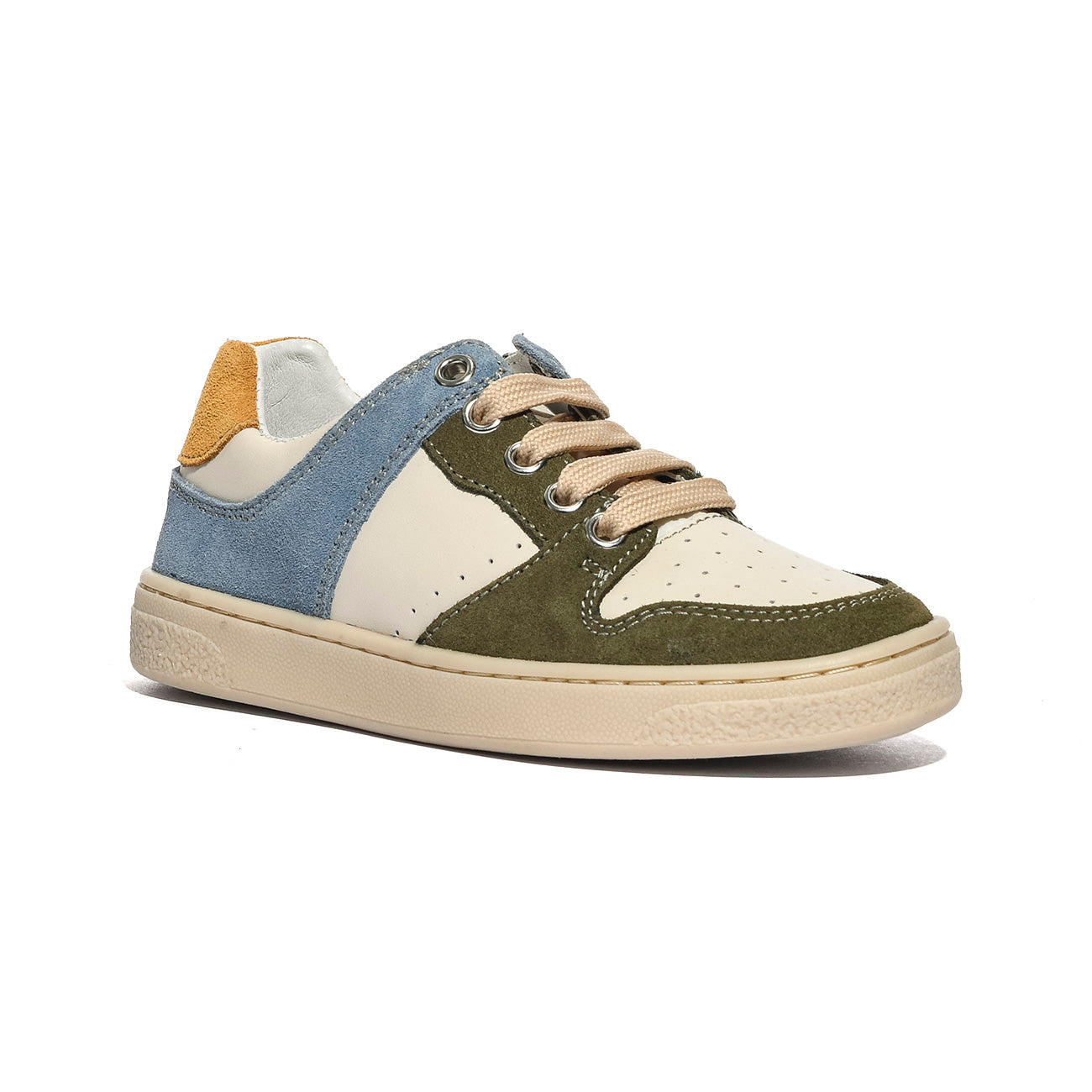 NATURINO 0012018250.01.2G05 MILITARE.MILK.CELESTE Sneakers Bambino 
