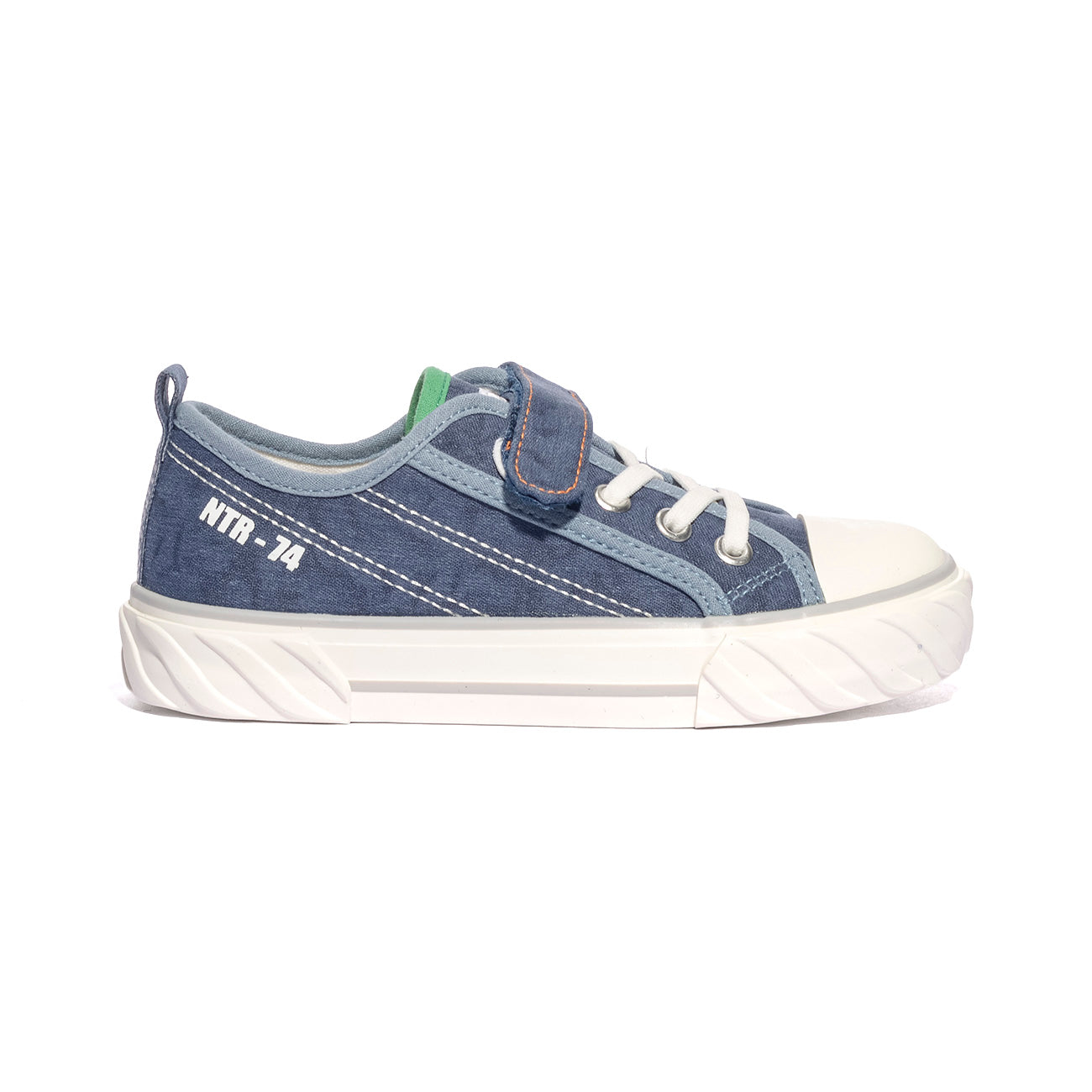 NATURINO 0012018266.01.1C28 NAVY.CELESTE.ORANGE Sneakers Bambino 