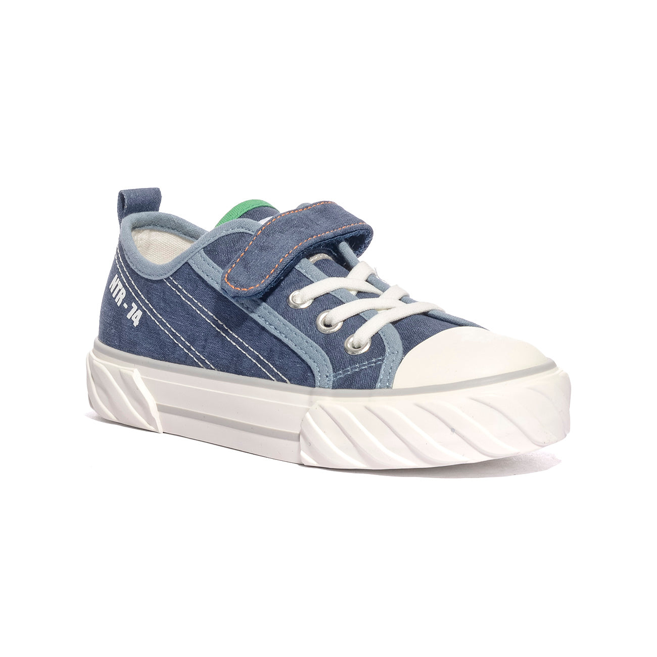 NATURINO 0012018266.01.1C28 NAVY.CELESTE.ORANGE Sneakers Bambino 