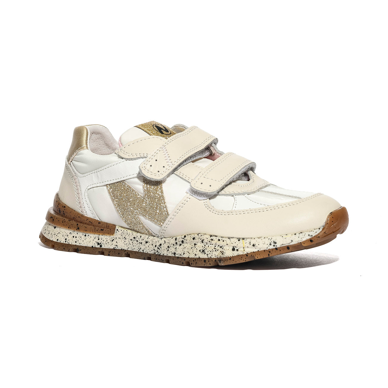 NATURINO 0012018598.02.2N83 MILK.WHITE.PLATINUM Sneakers Bambina 